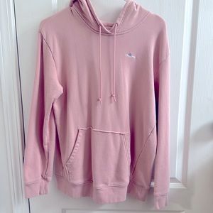 Adidas women 100% cotton Terry hoodies pink sweatshirt XS